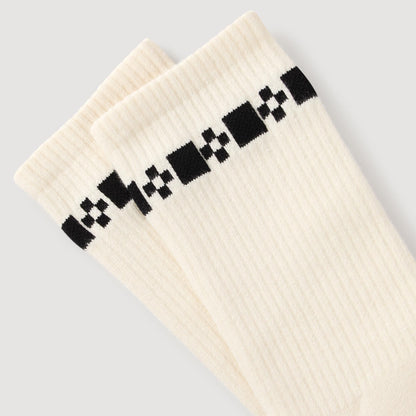 Cross signature embroidered socks | Sandro