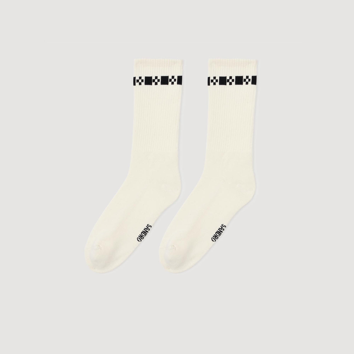 Cross signature embroidered socks | Sandro