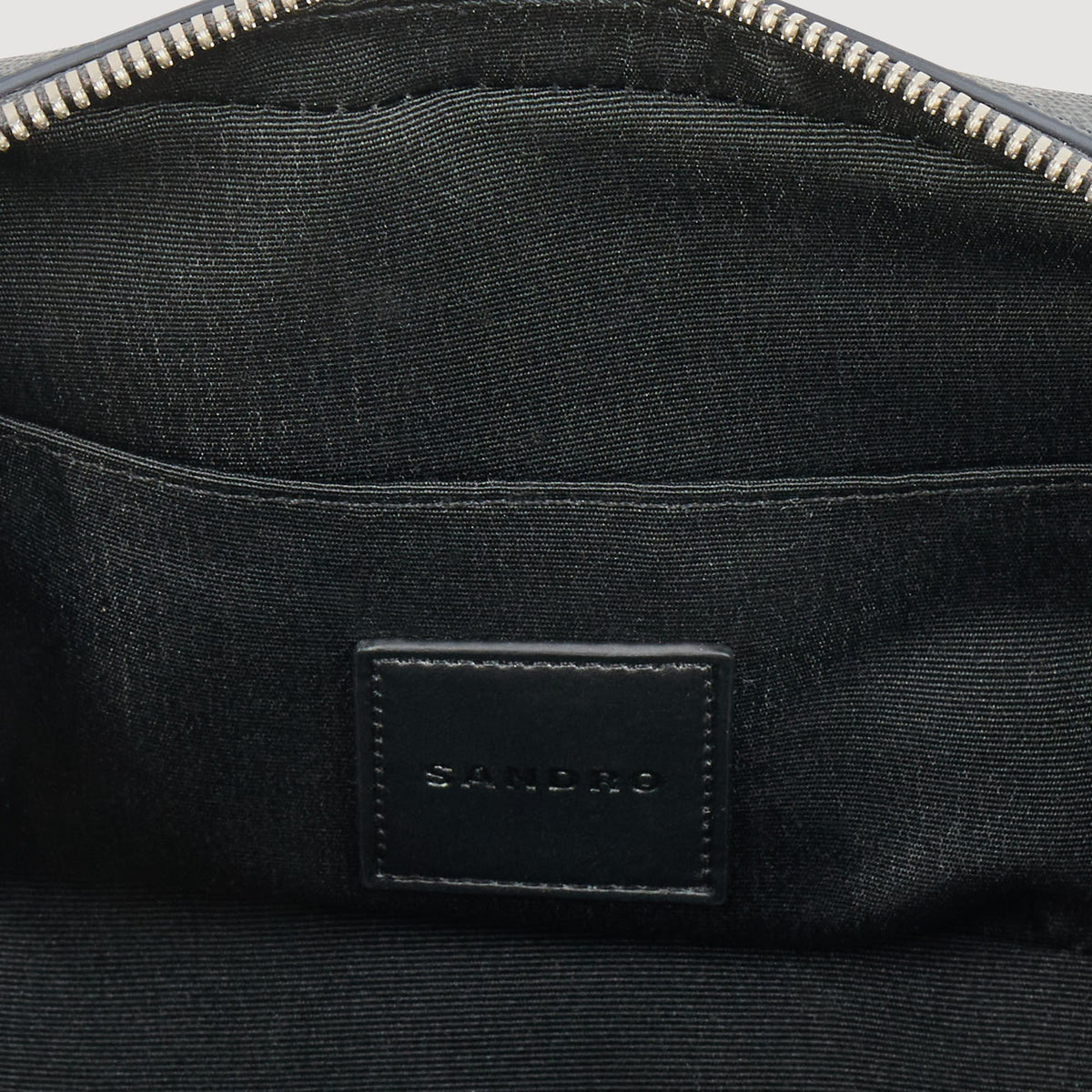 Small reconstitued leather bag | Sandro