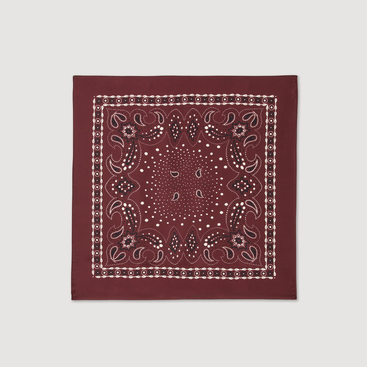 Silk bandana print scarf | Sandro