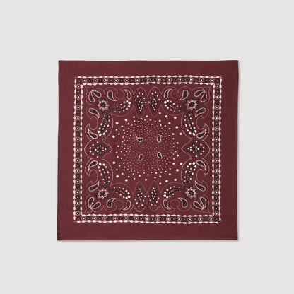 Silk bandana print scarf | Sandro