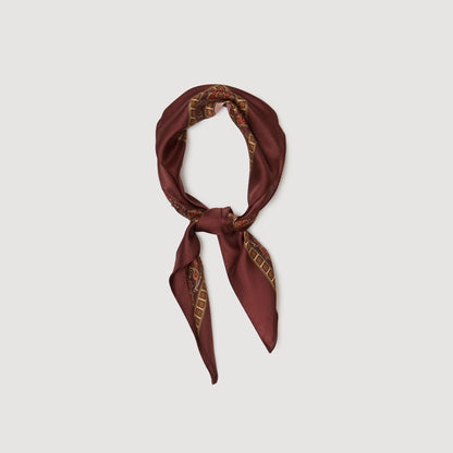 Placed print scarf | Sandro