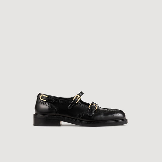 Multi-Buckle Mary Jane loafers | Sandro
