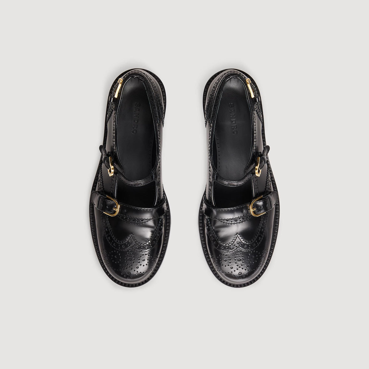 Multi-Buckle Mary Jane loafers | Sandro