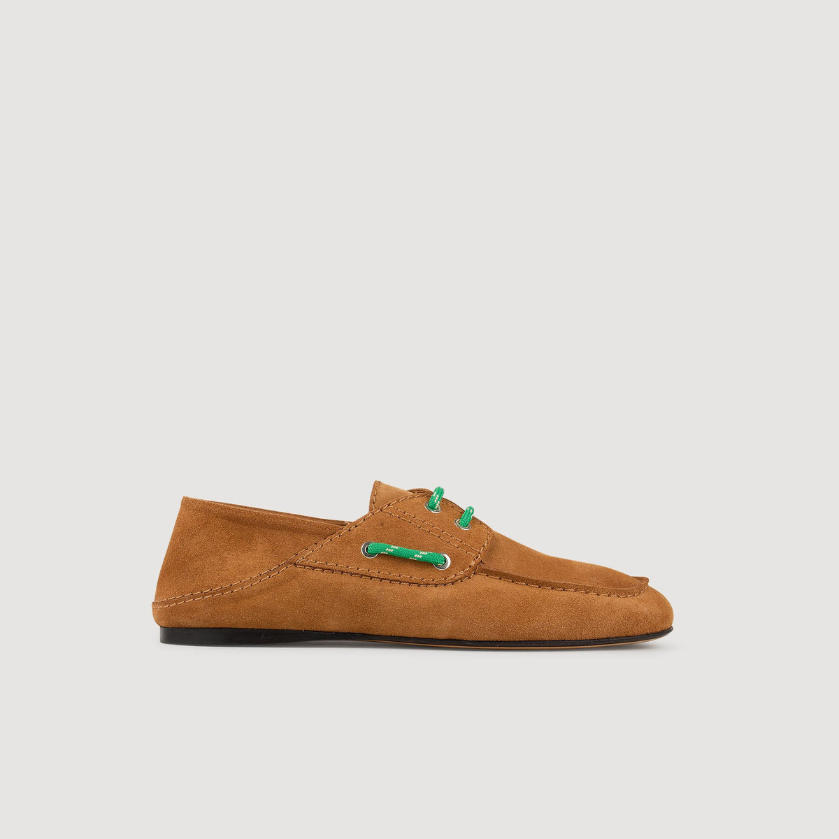 Suede boat shoe loafers | Sandro