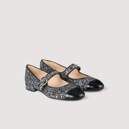 Glitter ballet flats | Sandro