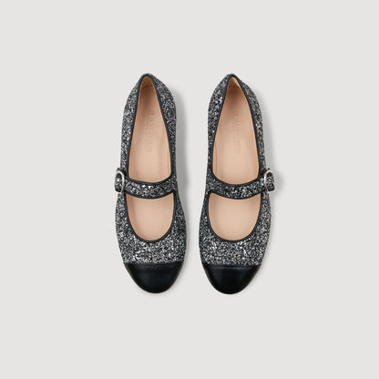 Glitter ballet flats | Sandro