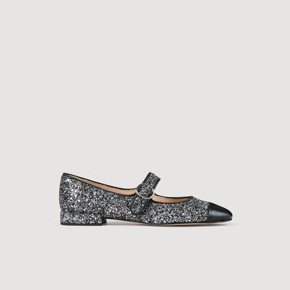 Glitter ballet flats | Sandro