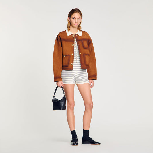Suede jacket | Sandro