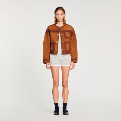 Suede jacket | Sandro