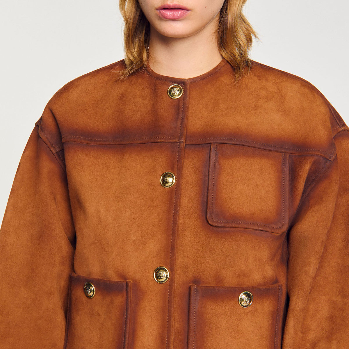 Suede jacket | Sandro
