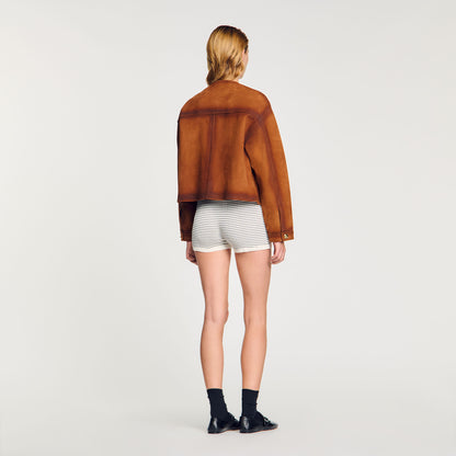 Suede jacket | Sandro