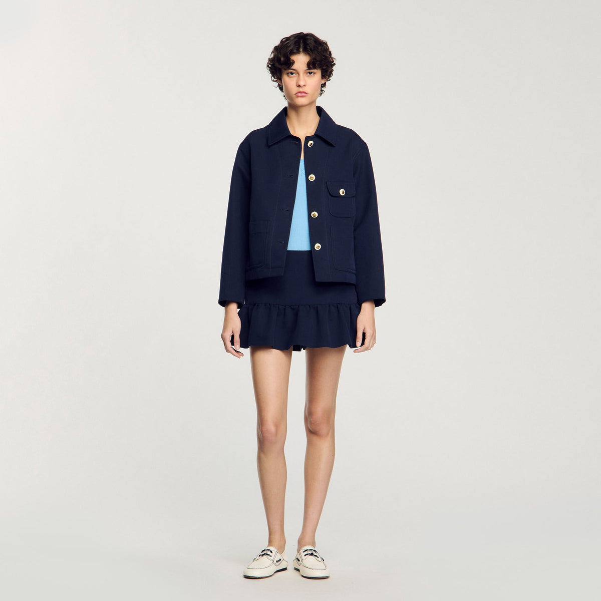 Jacket with officer buttons | Sandro