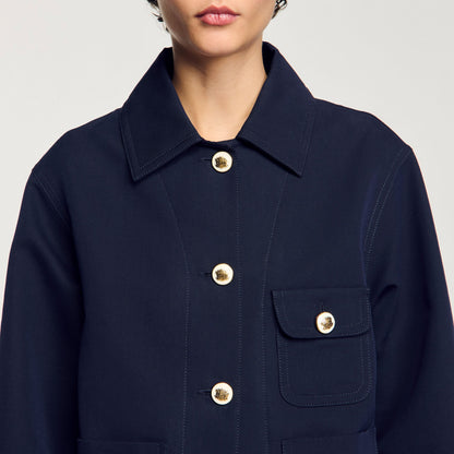 Jacket with officer buttons | Sandro