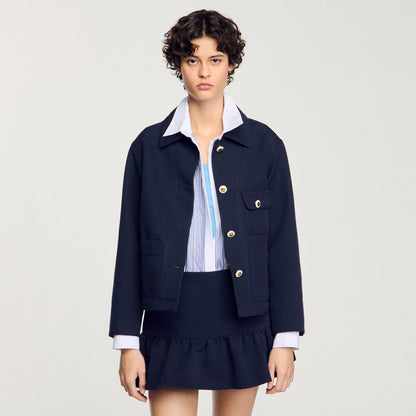 Jacket with officer buttons | Sandro