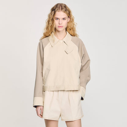 Two-tone jacket | Sandro