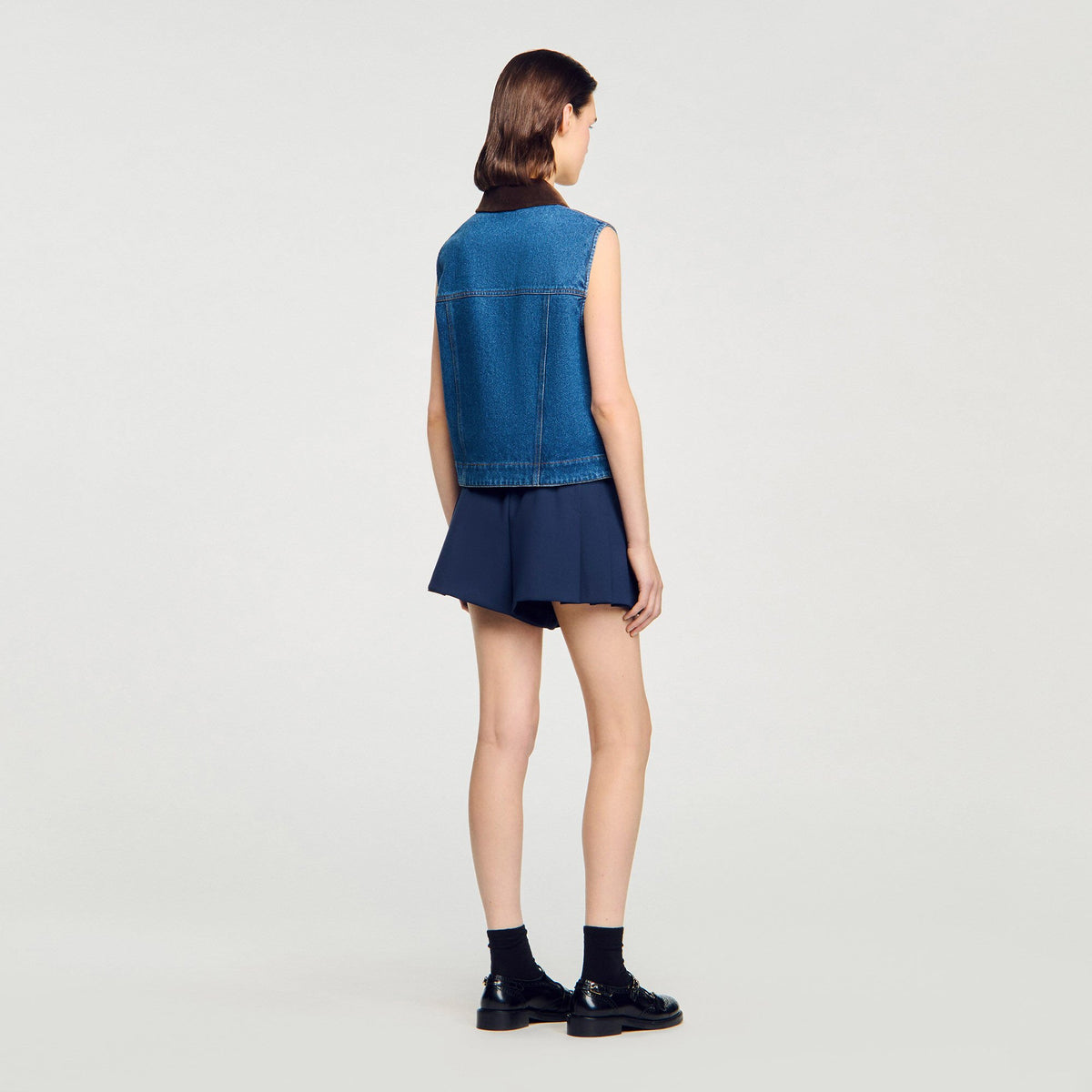 Sleeveless denim jacket | Sandro