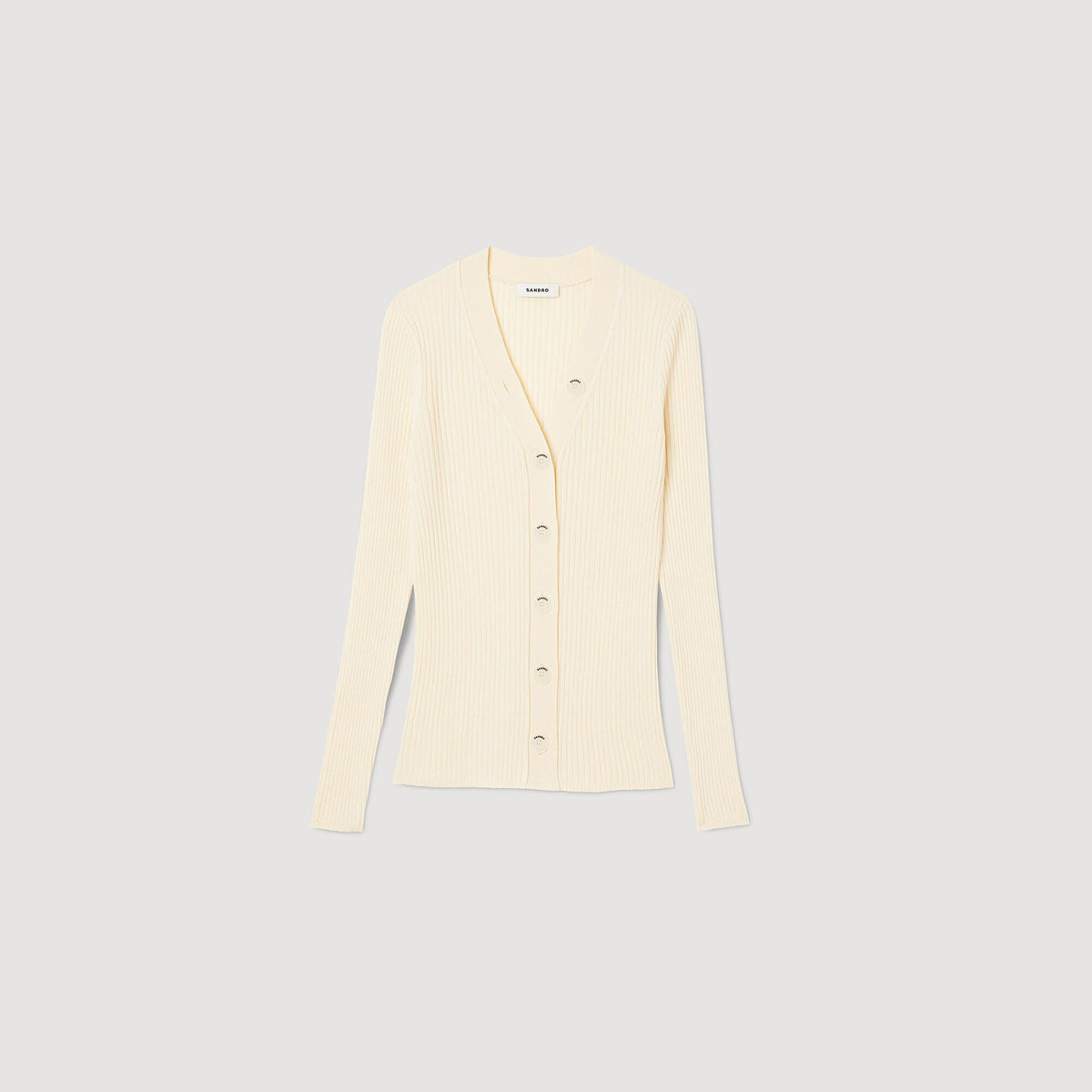 Cardigan in certified viscose | Sandro