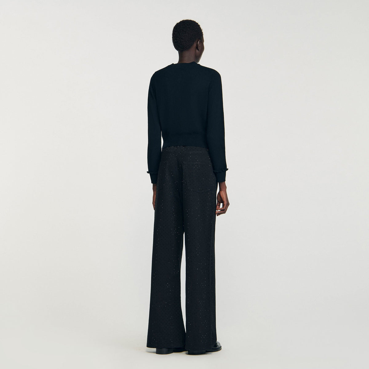 Ruffled cardigan | Sandro