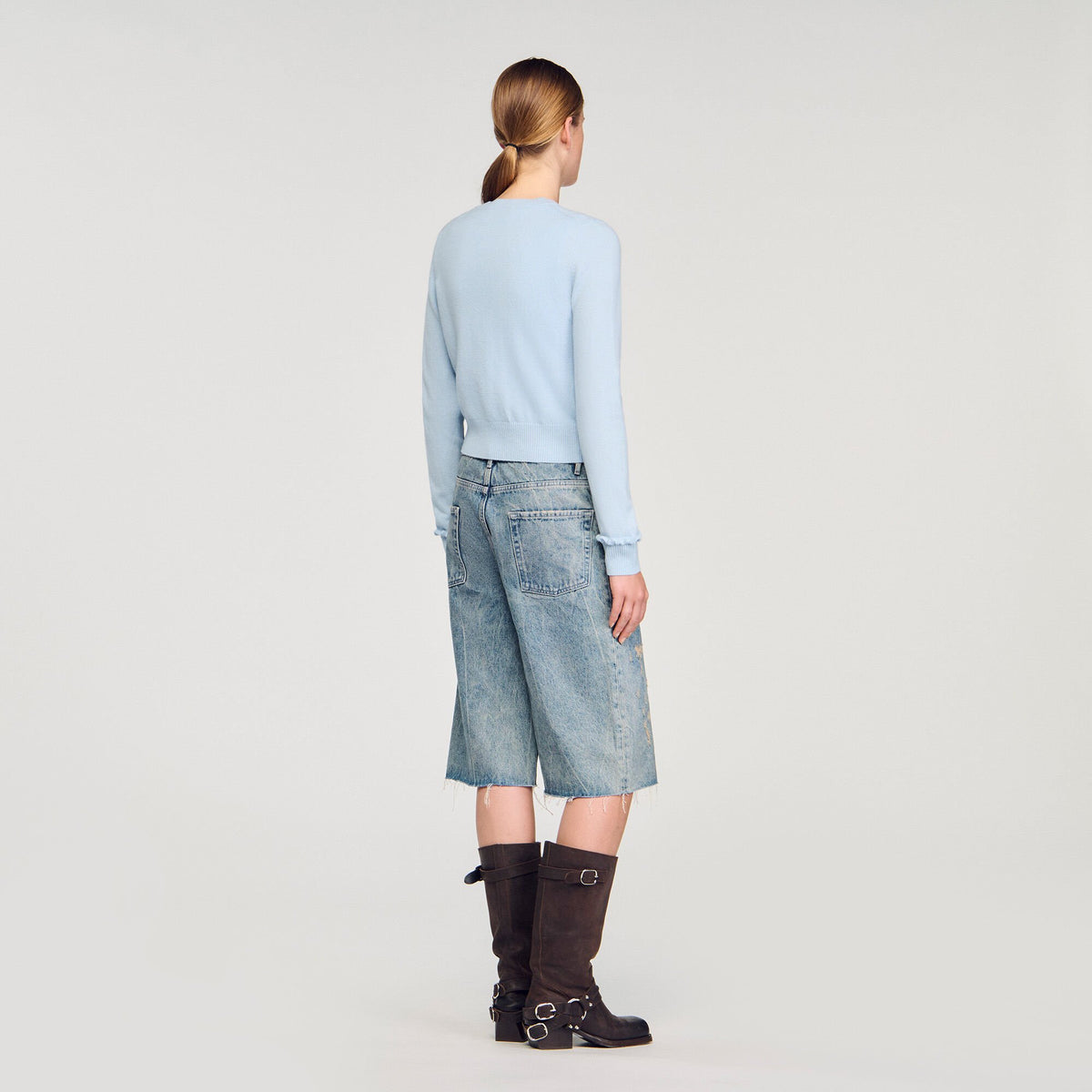 Ruffled cardigan | Sandro