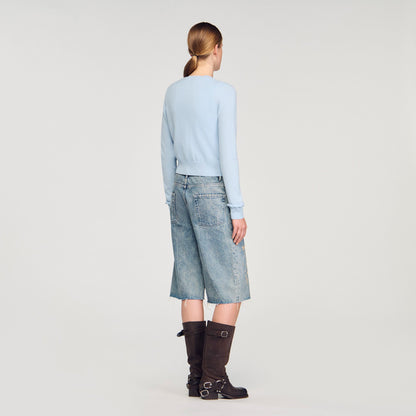 Ruffled cardigan | Sandro
