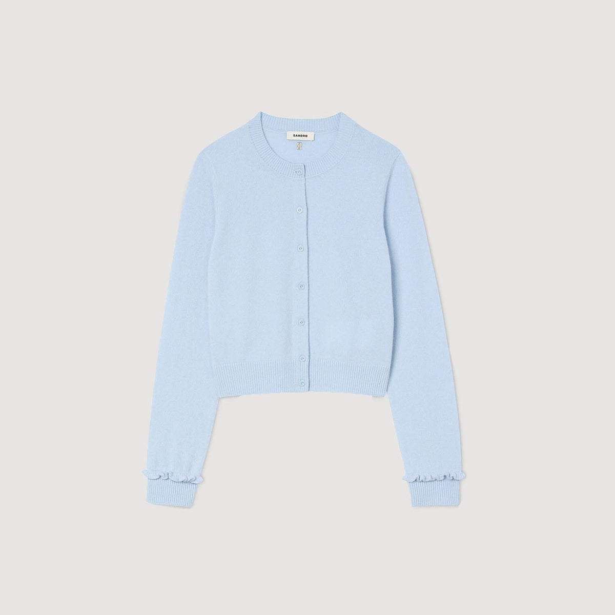 Ruffled cardigan | Sandro
