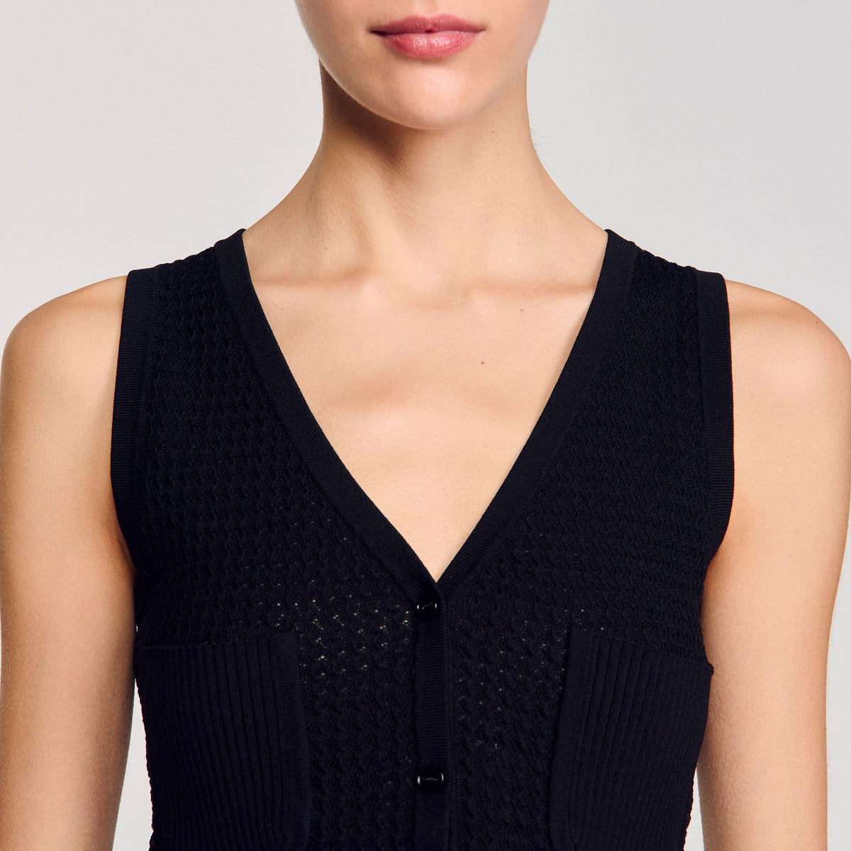 Decorative knit cardigan | Sandro
