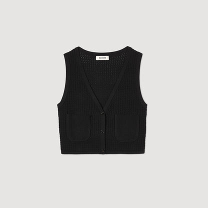 Decorative knit cardigan | Sandro