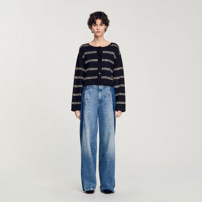 Studded cardigan | Sandro