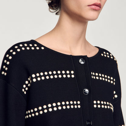 Studded cardigan | Sandro