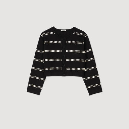 Studded cardigan | Sandro