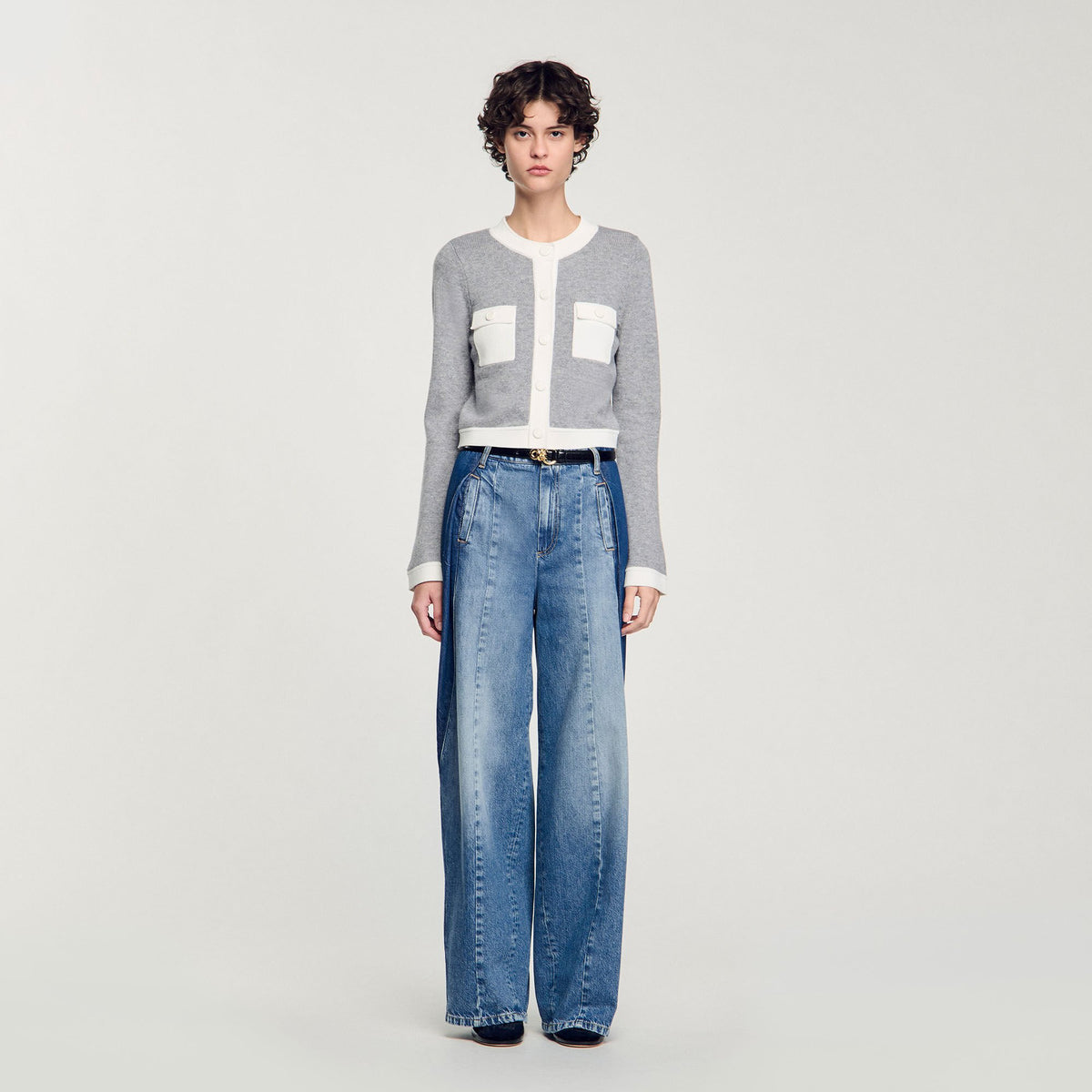 Two-tone cardigan | Sandro