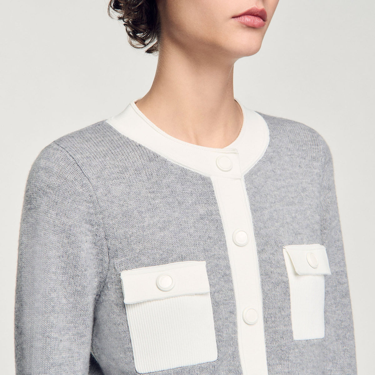 Two-tone cardigan | Sandro