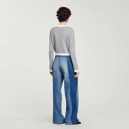 Two-tone cardigan | Sandro