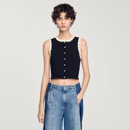 Crochet cardigan | Sandro
