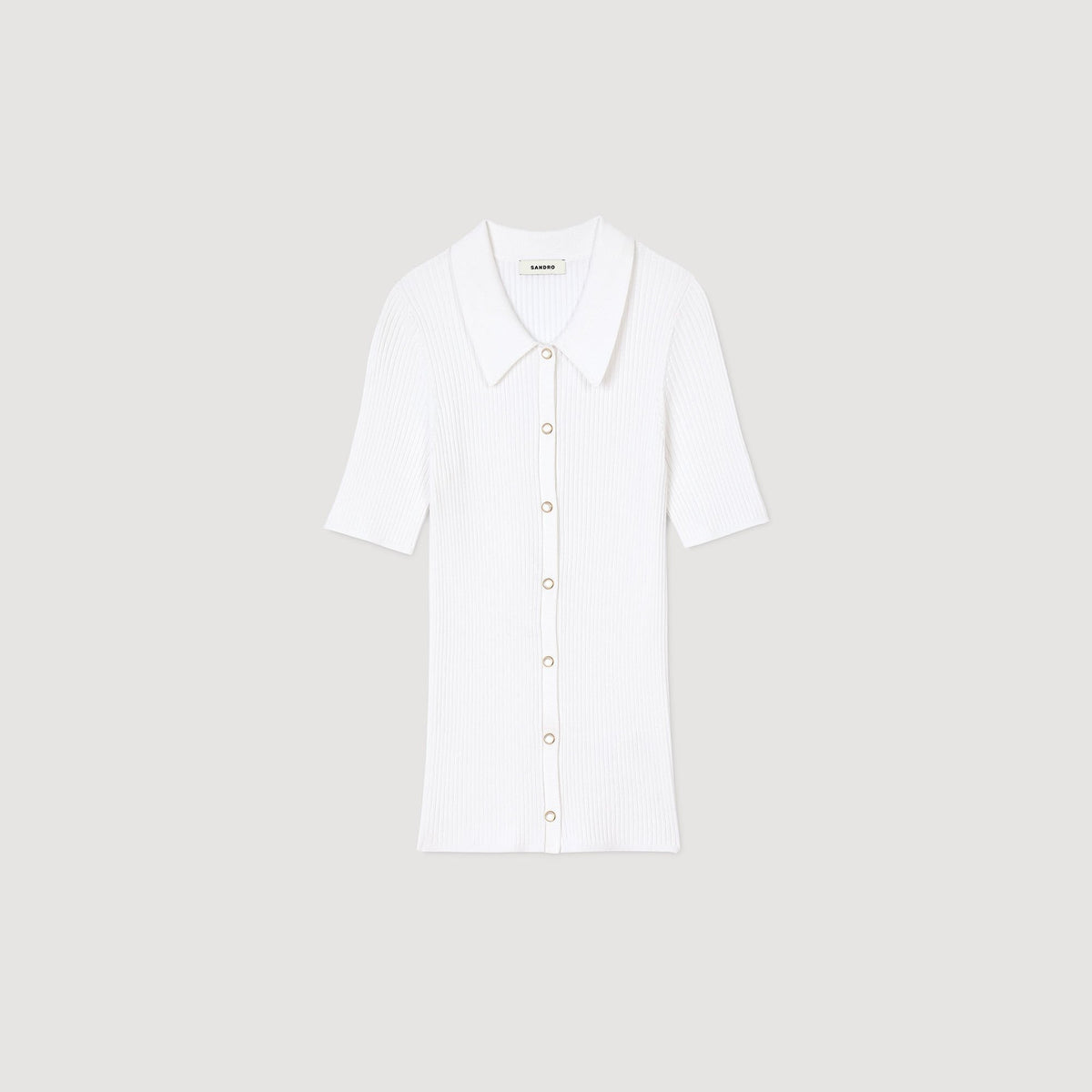 Rib knit cardigan | Sandro