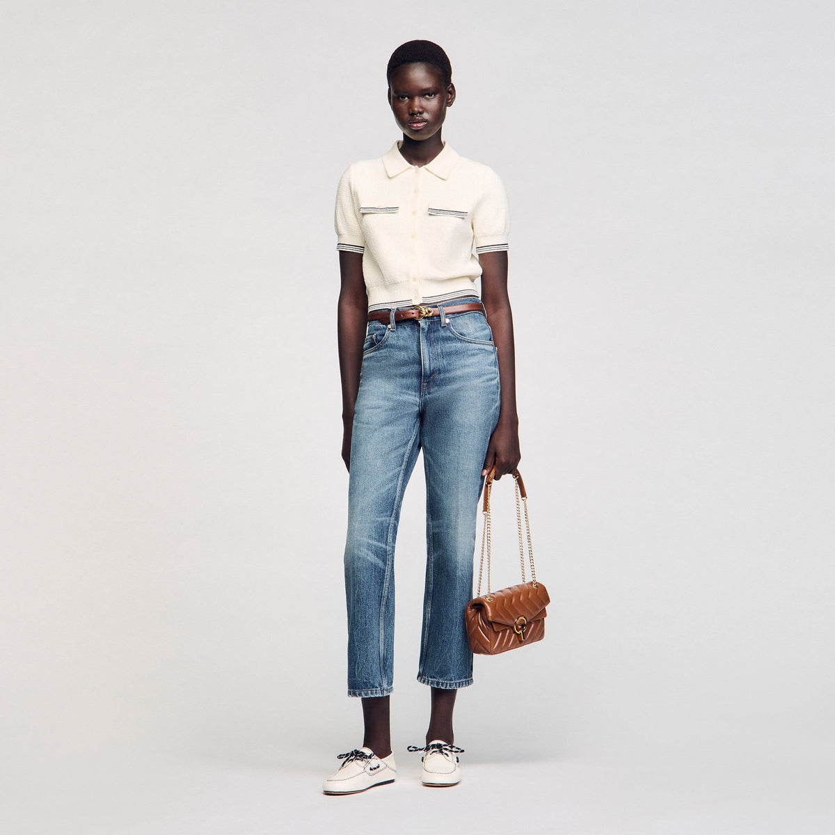Short-sleeved cardigan | Sandro