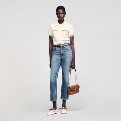 Short-sleeved cardigan | Sandro