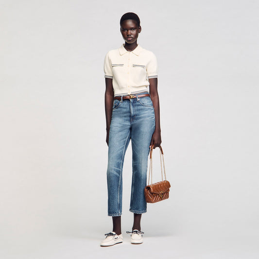 Short-sleeved cardigan | Sandro