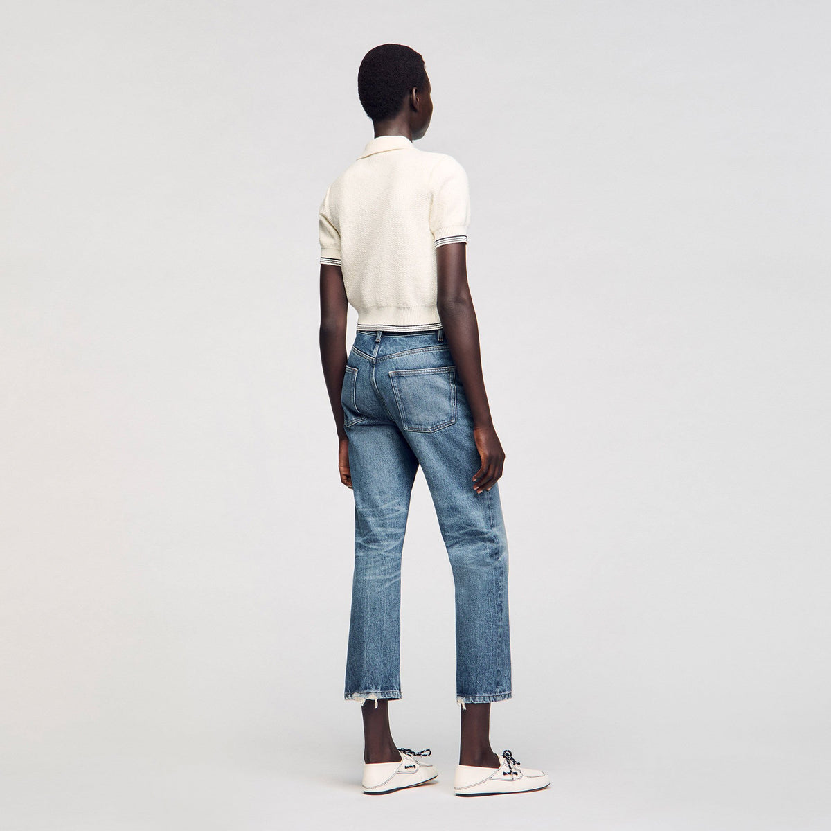 Short-sleeved cardigan | Sandro