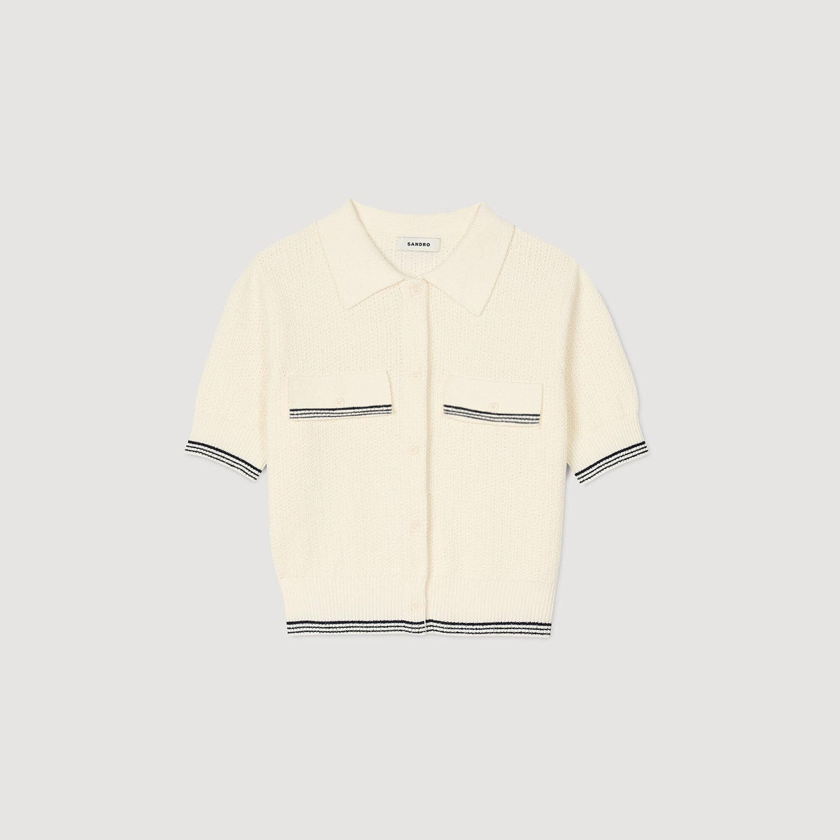 Short-sleeved cardigan | Sandro