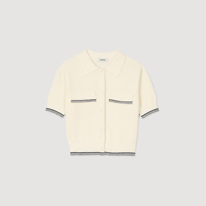 Short-sleeved cardigan | Sandro