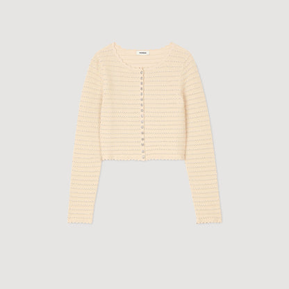 Rhinestone cardigan | Sandro