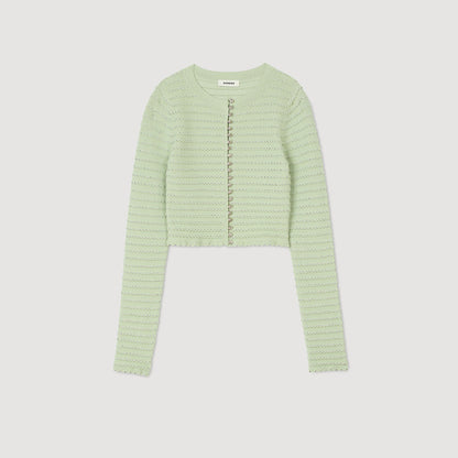 Rhinestone cardigan | Sandro
