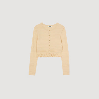 Ruffled cardigan | Sandro