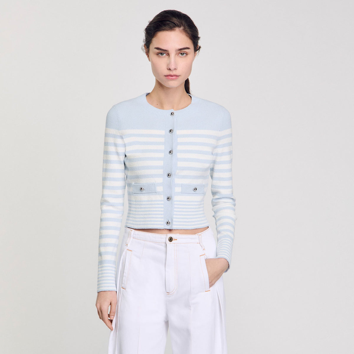 Striped cardigan | Sandro