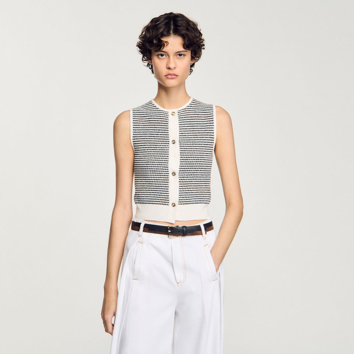 Striped cardigan | Sandro