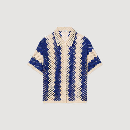 Two-tone knit cardigan | Sandro