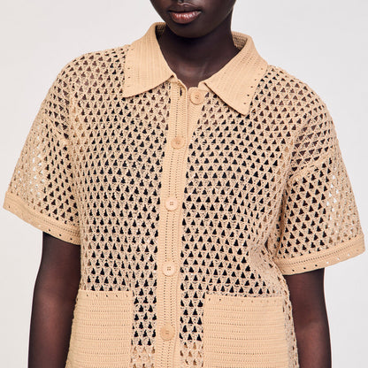 Rhinestone cardigan | Sandro