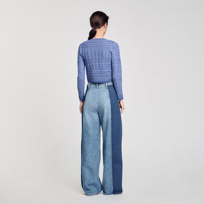 Glitter knit cardigan | Sandro